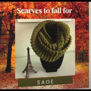Infinity Scarf in Sage/Olive